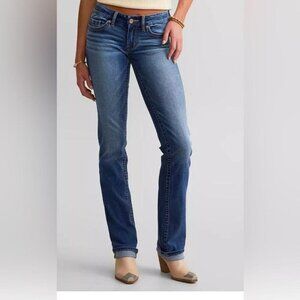 BKE Stella Mid Rise Straight Leg Jeans Womens 28